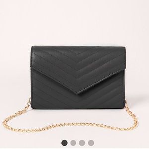 NWT Francesca’s Lellani Quilted Envelope Clutch